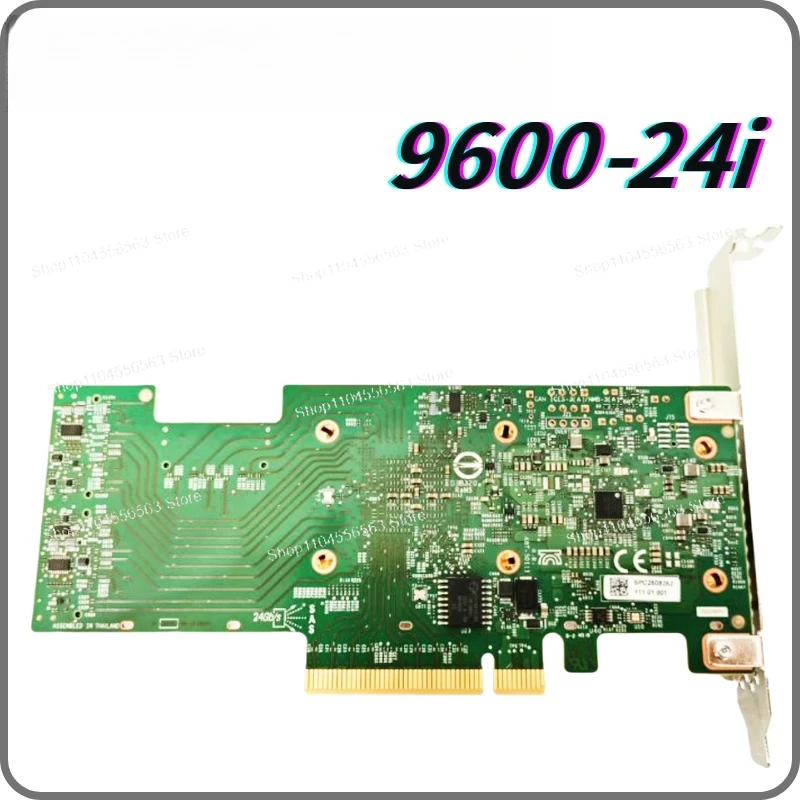 

Адаптер Broadcom LSI 9600-24i SAS4 HBA в штучной упаковке — 24-портовая карта SATA/SAS/NVME для элитных рабочих станций и любителей хранения