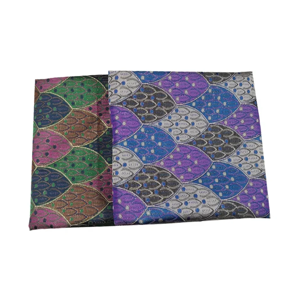 

New Brocade Satin Jacquard Fabric Gold Thread Fashion Cloth for Children's Suit Dress Diy Sew Fabrics Per Meter Autumn