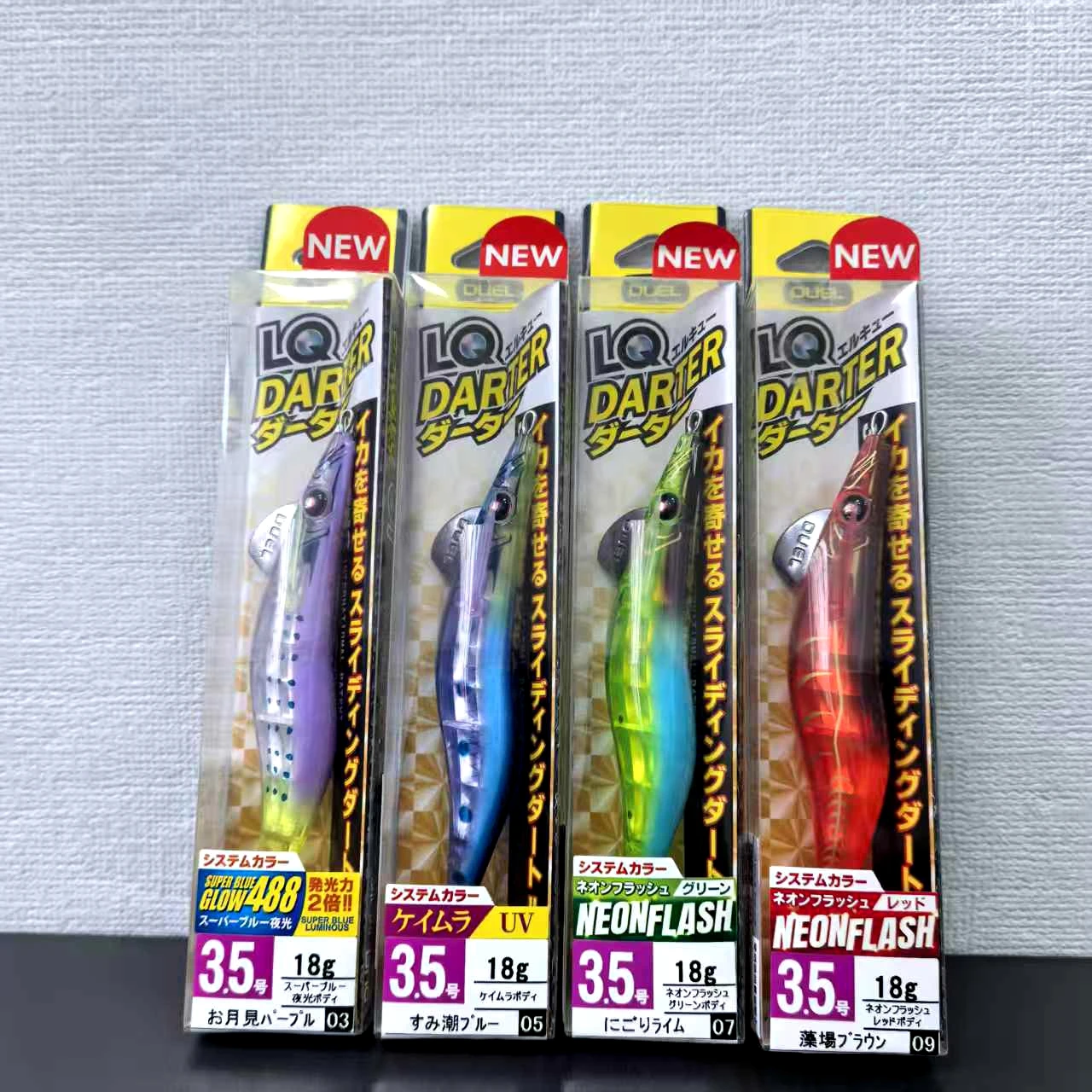 DUEL LQ DARTER Señuelo camarón 18g anzuelo luminoso 9 colores - imagen 2