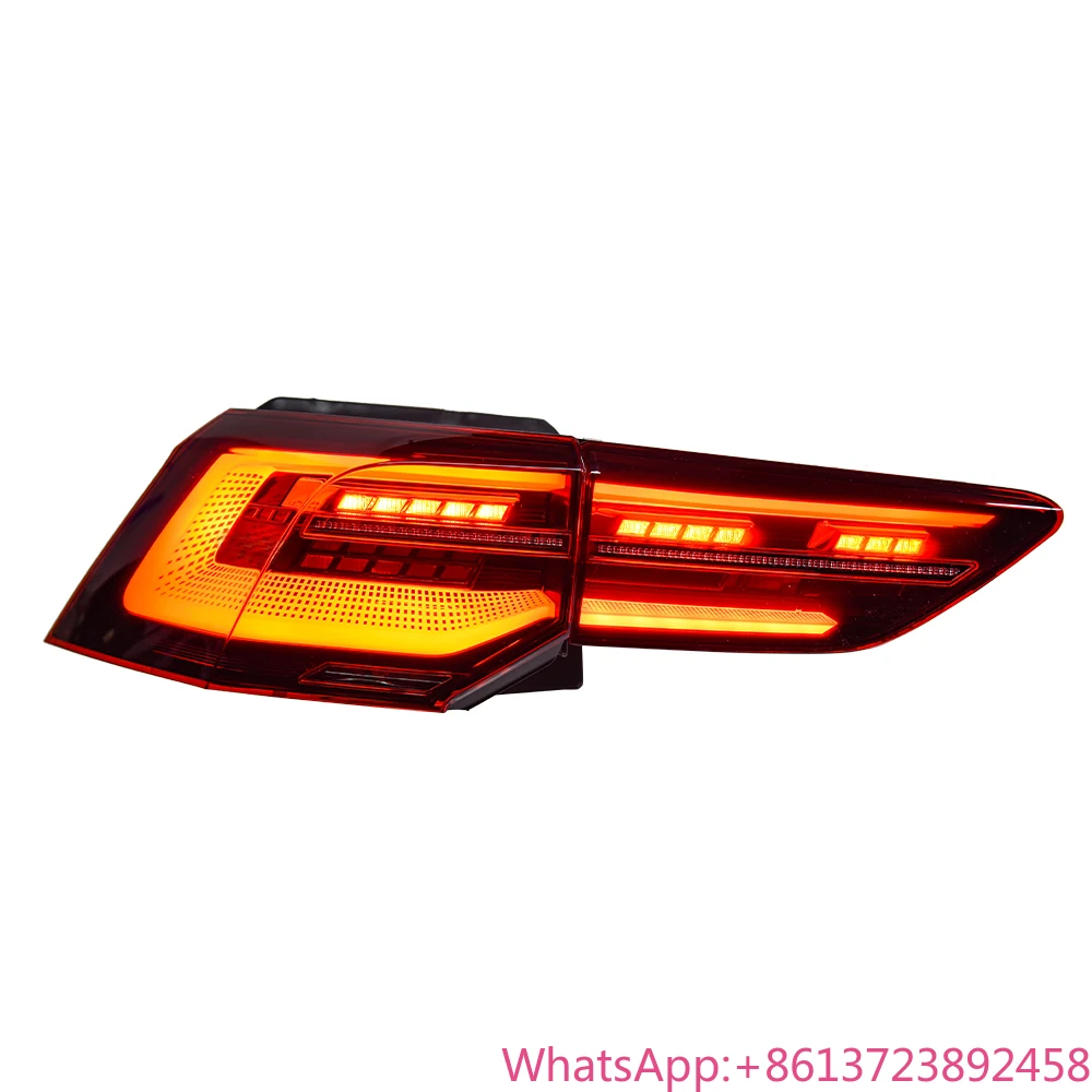 

For Car Taillights Accessories for VW 2021-2024 Golf 8 MK8 Upgrade High Configure LED Auto Rear Back Lamps Plug and Play Assemb