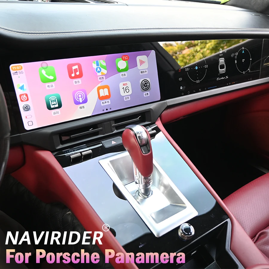 12.3+12.3 inch Dual screen Android Auto Carplay Car Radio Navigation For Porsche Panamera 2010-2016 GPS Multimedia Video Player