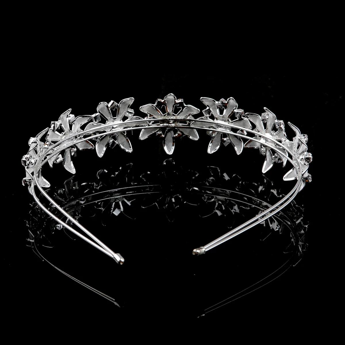 

Crystal Hairband 15 4 Inch Silver Alloy Rhinestone Wedding Bridal Party Tiara Hair Accessories Ladies Fashion Hair Tool