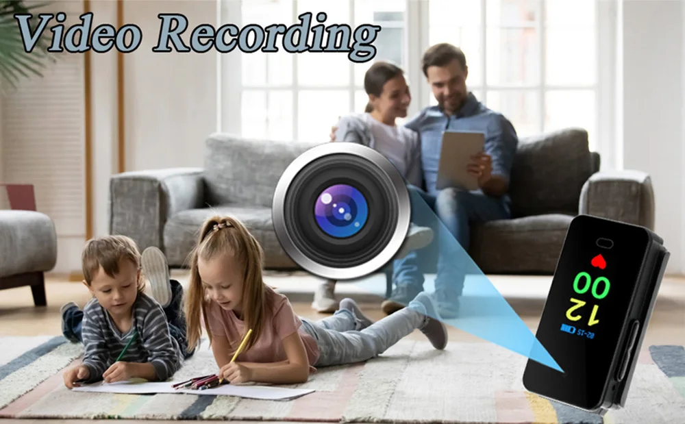 Bracelet Camera Recorder Watch Recorder Watch HD Noise Reduction Voice Activated Wristband Camera Recorder Bracelet for Meeting