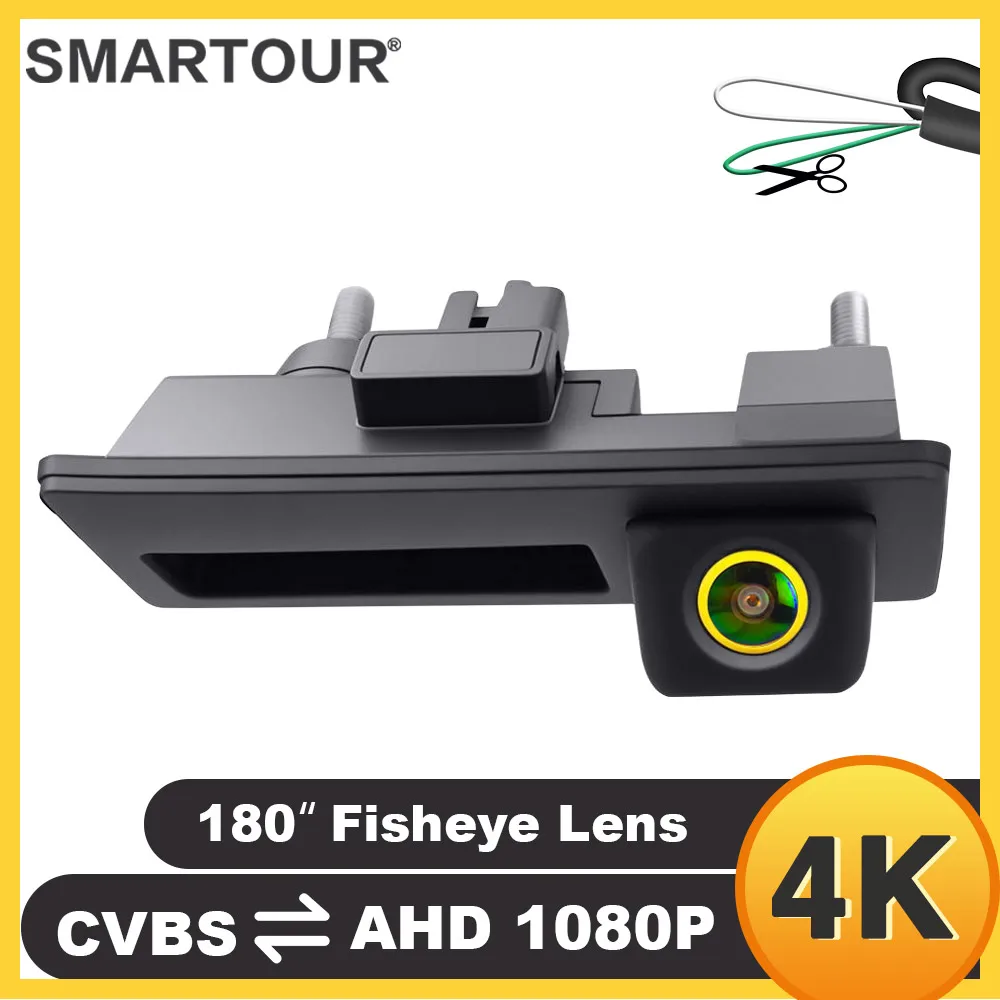 

AHD 180 Deg CVBS 1080P Track Vehicle Rear View Camera For VW Passat Golf Polo Jetta Tiguan Touareg B6 B7 For Audi A3 A4 A5 A6 S5
