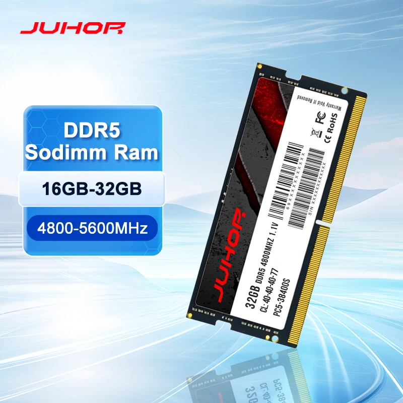 JUHOR Notebook DDR5 16GB 32GB 4800MHz 5600MHz Laptop Memory ram