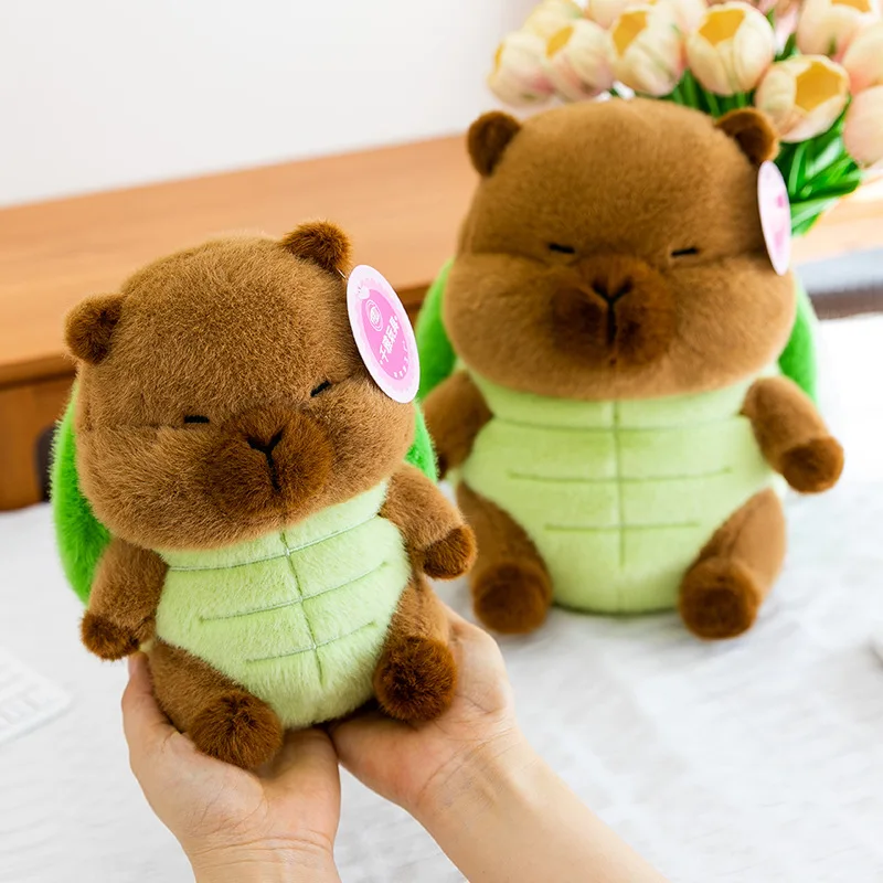 Urocza pluszowa kapibara, przemieniająca się w żółw, chomika, miękka maskotka, kreskówkowa pszczoła, miękka zabawka dla niemowląt i dzieci, prezent na urodziny, Boże Narodzenie.