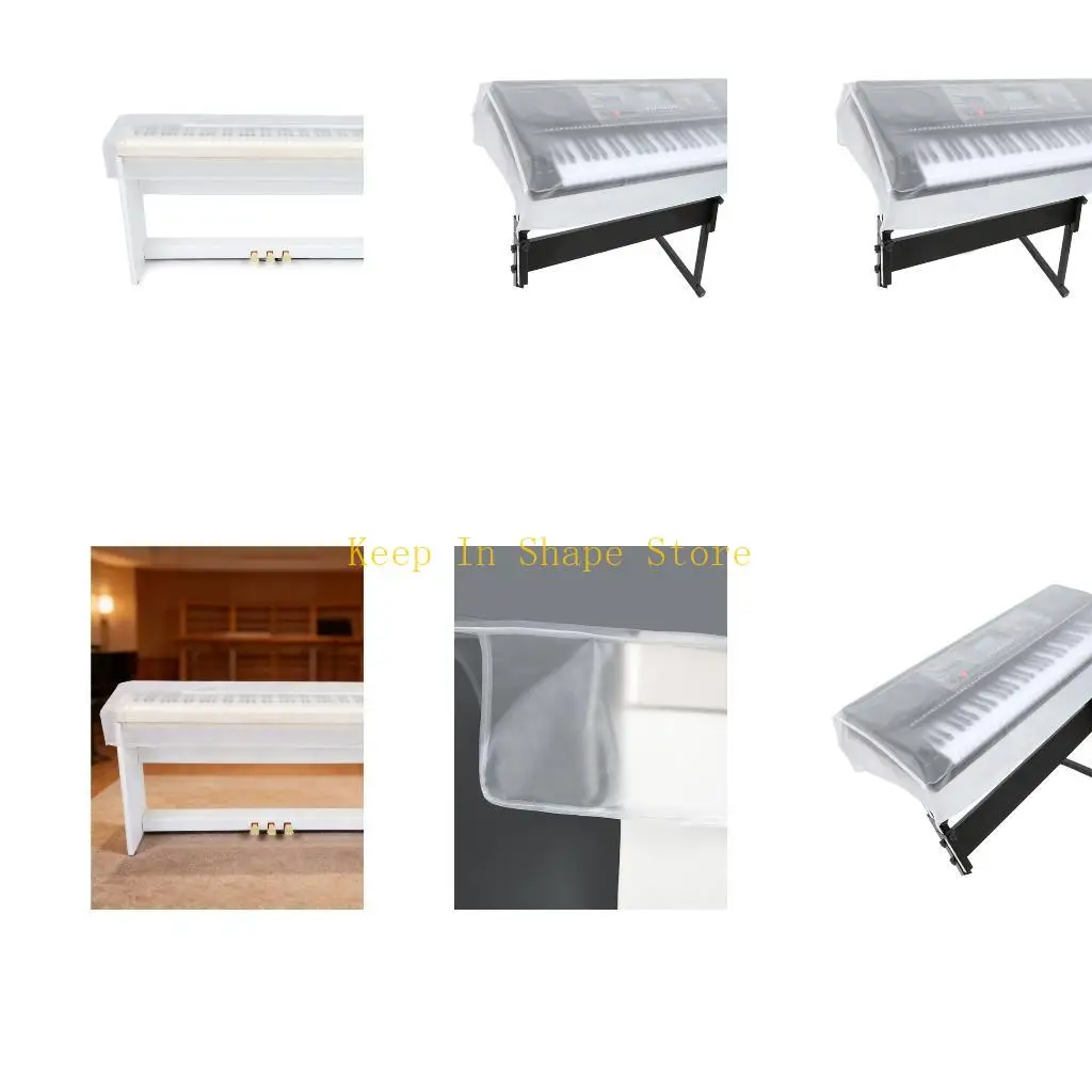 U1JC Digital Keyboard Cover, Frosted Transparent Dust Cover for the Keyboard Area and Upper Panel During Home Storage