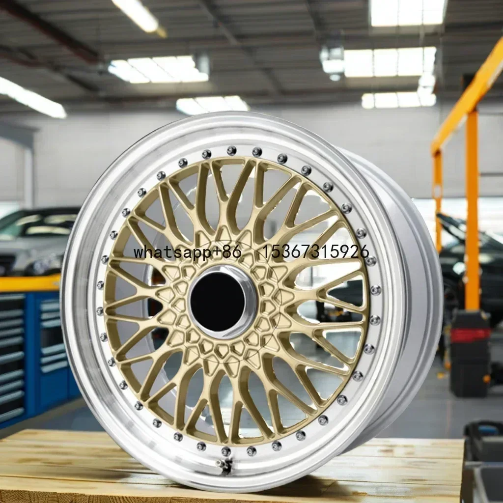 

passenger car rims 18 inch 5x112 2 piece customized luxury gold forged wheels for vw passat b8 mk6 jetta for skoda octavia 2012