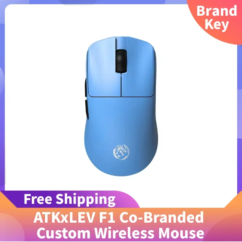 ATK X LEV Shine Sky F1 Ultra Dual Mode Wireless Mouse PAW3950 42KDPI 750IPS Low Latency Macro Defines Custom Wired Gaming Mouse