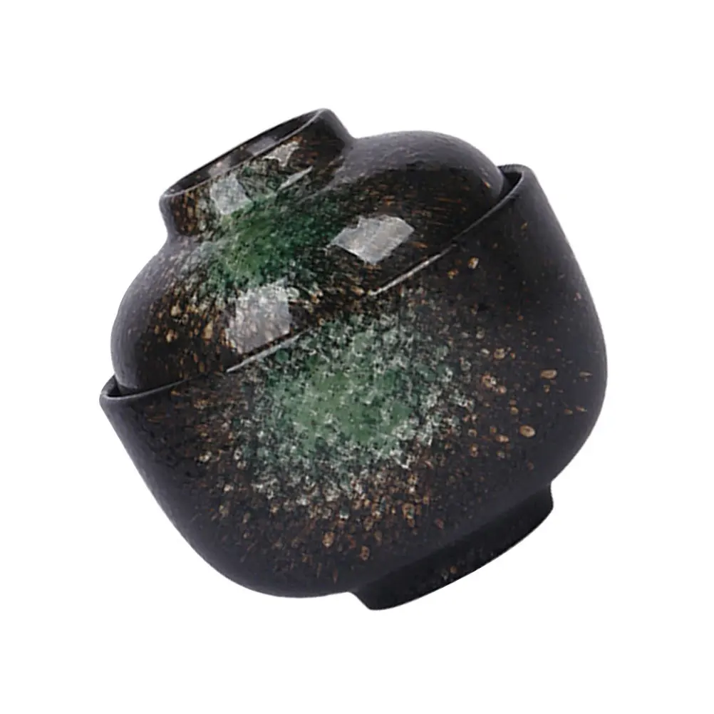 

Japanese Style Ceramic Stew Pot Lidded Soup Bowl Steaming Egg Cup Kitchen Dessert Bowl Household Steaming Egg Cup