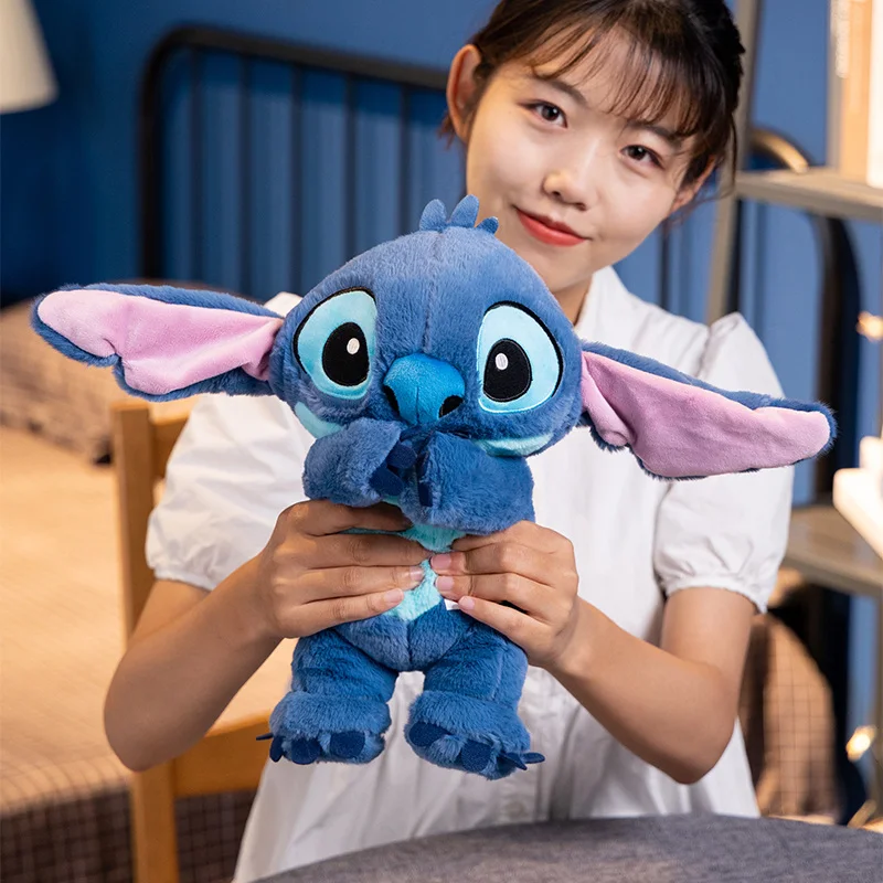 Disney Kawaii Stitch peluche Cartoon & Cute Lilo & Stitch Ears può spostare bambole di peluche regalo di compleanno per bambini o fidanzate