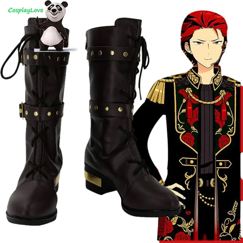 

CosplayLove Game Ensemble Stars II Fine Valkyrie Kiryu Kuro Kanzaki Souma Hasumi Keito Cosplay Shoes COS Black Shoes Boots