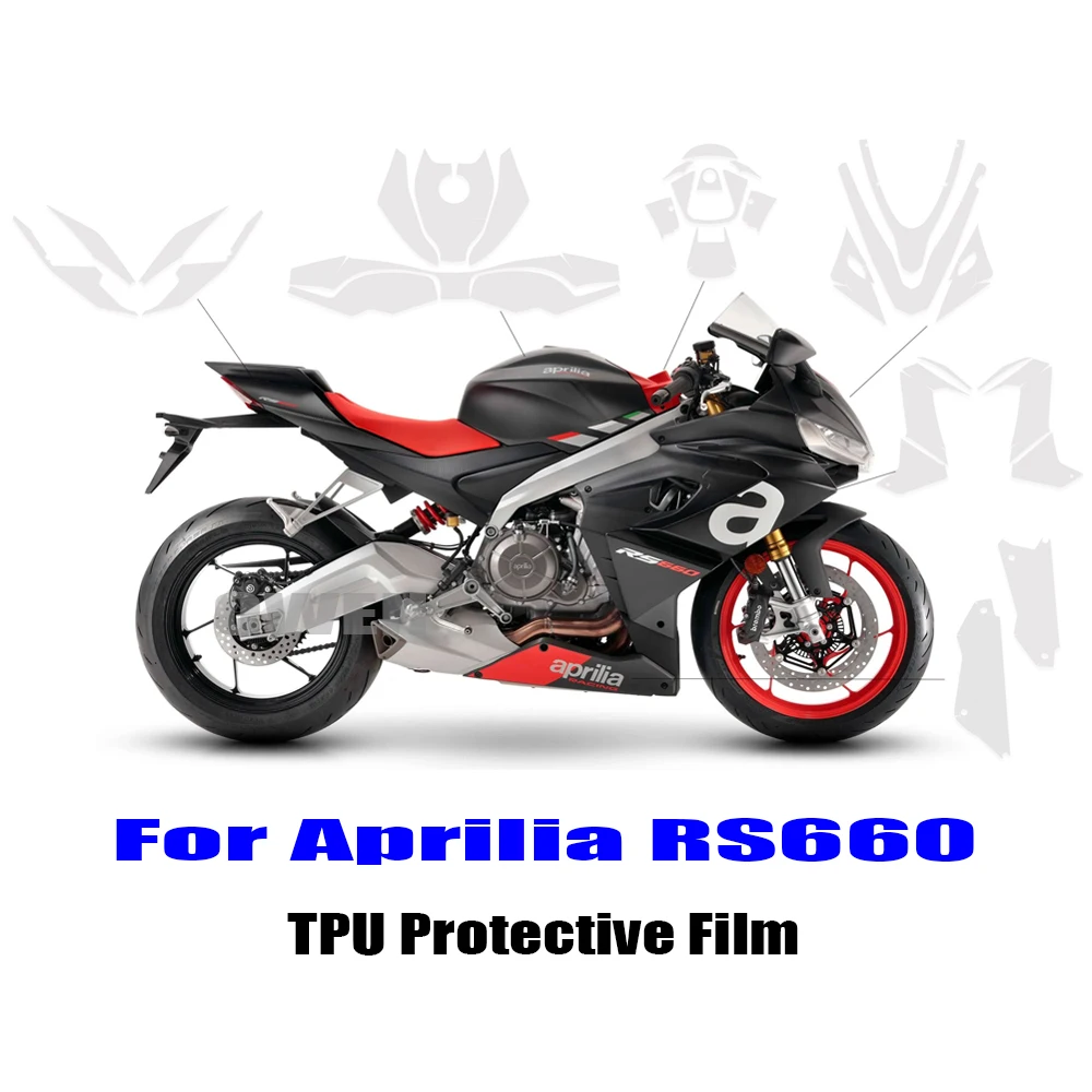 

For Aprilia RS660 TPU Protective Film RS 660 Invisible Car Coat Protective Film Body Protection Sticker Anti scratch Film