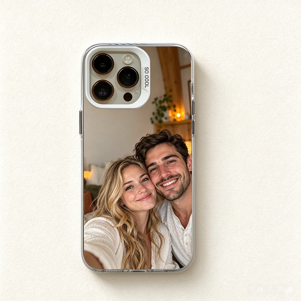 Funda personalizada con foto para iPhone 18, 17, Air, 16, 15, 14, 13, 12, 11, XS, XR, X, 8, 7, Pro Max, Plus, Mini, SE, con diseño IMD, ideal como regalo para parejas.