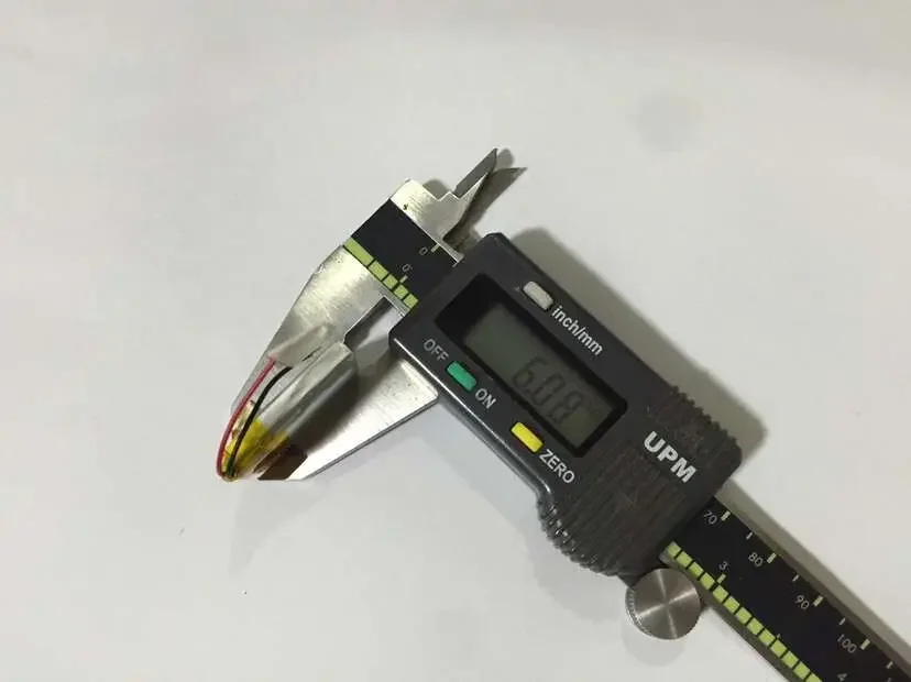 بوليمر الليثيوم 3.7 فولت القدرة الكاملة الجديدة 602027   180 مللي أمبير/معدات/خلية ليثيوم أيون قابلة لإعادة الشحن MP4