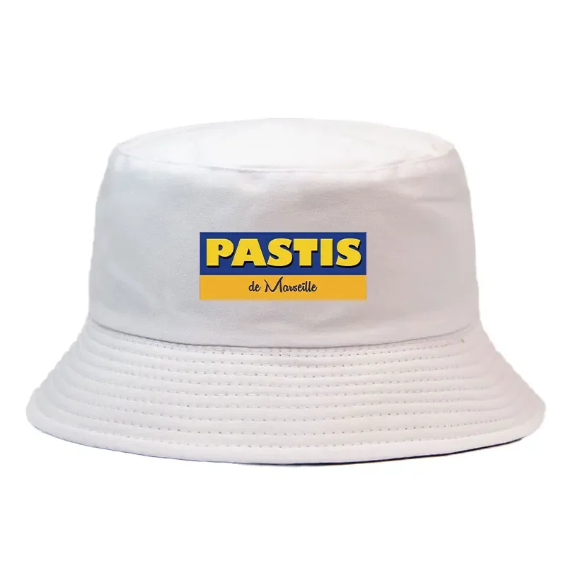 France Pastis Bob Unisex Casual Cotton Reversible Bucket Hat Adult Travel Sun Beach Fisherman Cap Summer Spring Woman Man UVHats
