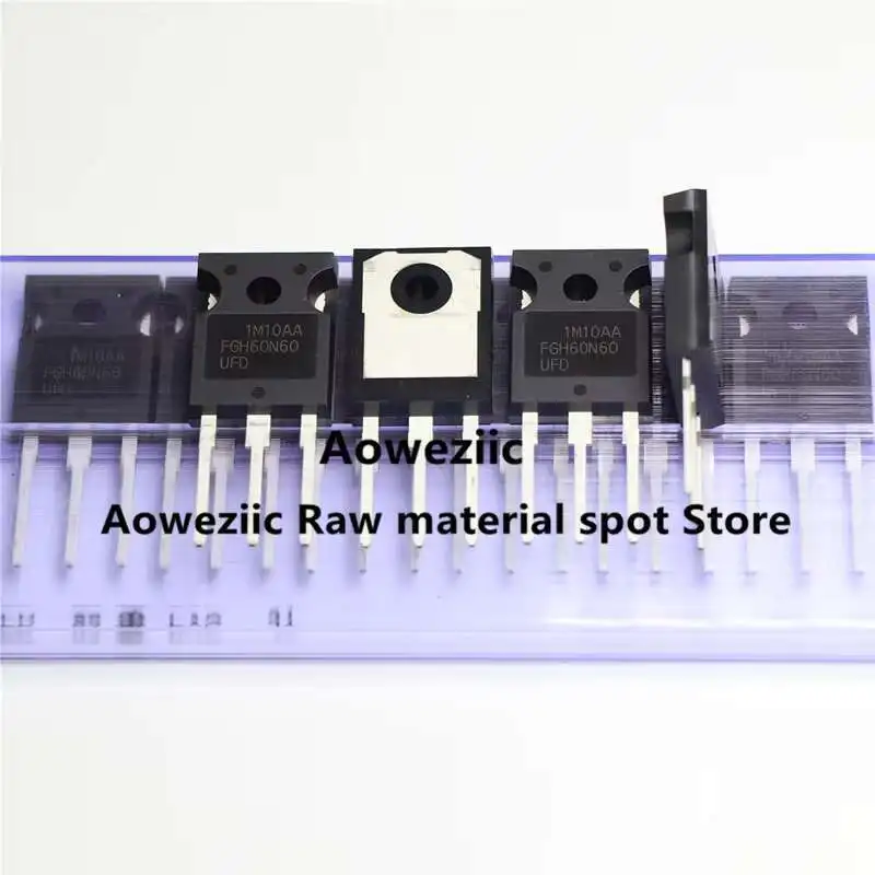 Aoweziic 2019 + 100% nowy importowany oryginalny tranzystor FGH60N60UFD FGH60N60 TO-247 IGBT 60A 600V
