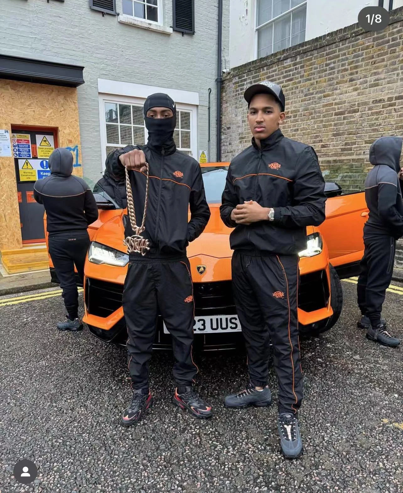 

Костюм Synaworld из тонкой ткани: куртка с длинными рукавами и брюки в стиле хип-хоп для молодежи, повседневная спортивная одежда из полиэстера