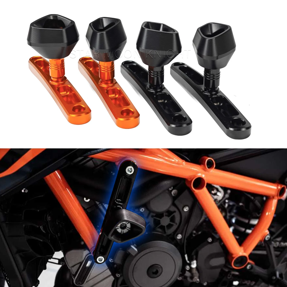 

Motorcycle Accessories For 1390 SUPERDUKE R 2024- For 1290 SUPERDUKE SUPER DUKE R 2020- 2023 Frame Crash Sliders Protection Pads