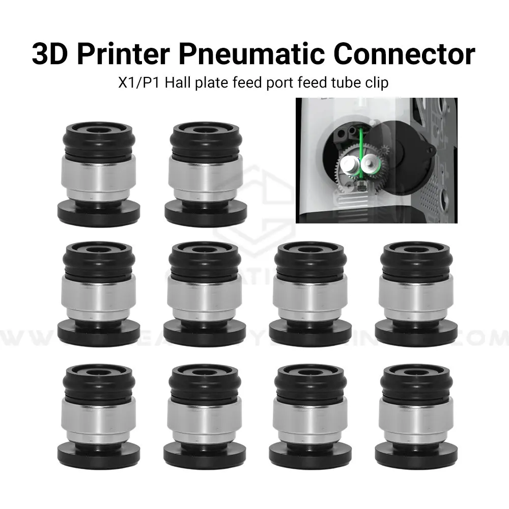

For Bamb Lab X1 P1P P1S A1 3D Printer PTFE Tube Hall Switch Pneumatic Connector 1.75mm Extruder Filament Sensor 3D Printer Parts