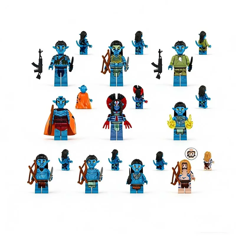New Avatar Themed Building Block Set Jake Sully Mini Action Figure Toys Collectible Model Gift For Fans