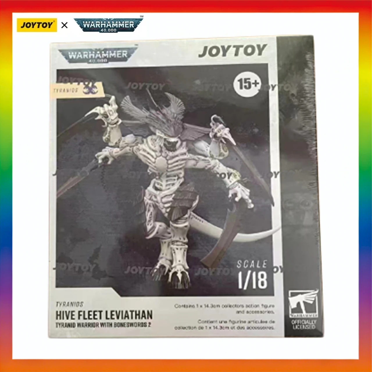

В наличии Оригинальная фигурка JOYTOY 40K TyranidsHive Fleet Leviathan Tyranid Warrior with Boneswords 2 1 1/18, модель для коллекционирования, подарок, игрушка