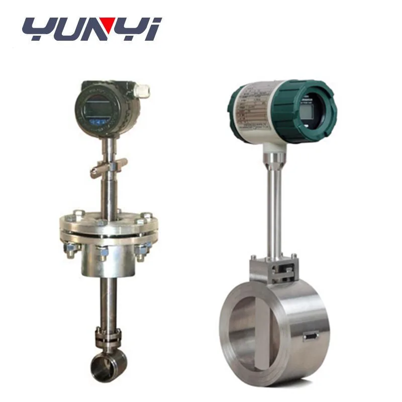 Customized 4-20mA Precession Co2 Gas Reduced Bore Compress Air Steam Flowmeter Vortex Flow Meter