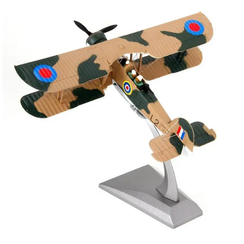 2024New Hot Sale1/72 Scale England Classic Jet Fighter Navy Army Swordfish Aircraft Airplane Models Adult Children Toys Military