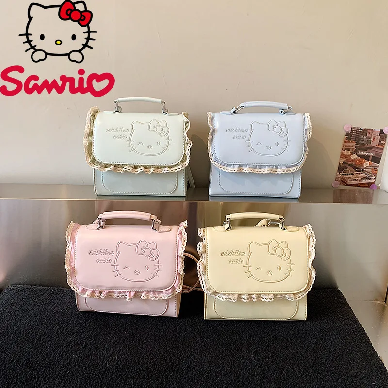 

New Women's Backpack Fashion High Quality Lace Women's Backpack Solid Color Versatile Large Capacity Girls' Travel Storage Bag