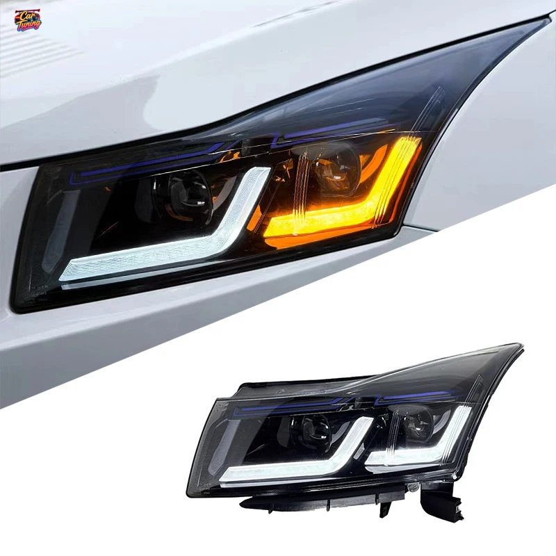 

Suitable for Cruze 09-14 model old headlight assembly modification with LED daytime running lights, turn signals, and dual lens