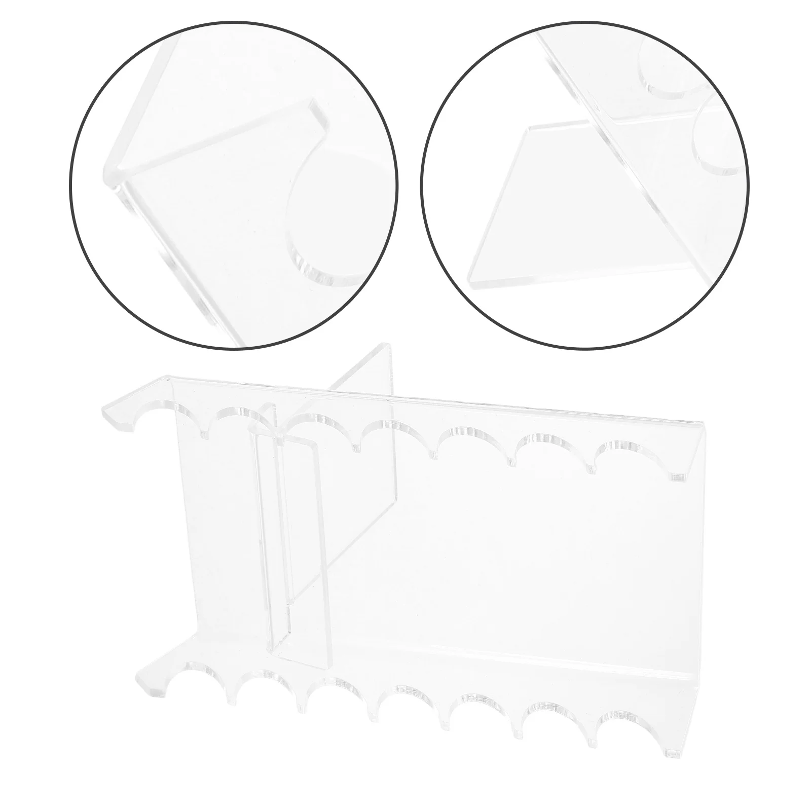 

Versatile Acrylic Pen Display Stand Clear Makeup Brush Organizer Desktop Storage Pencil Holder for Desk Makeup Brush Container