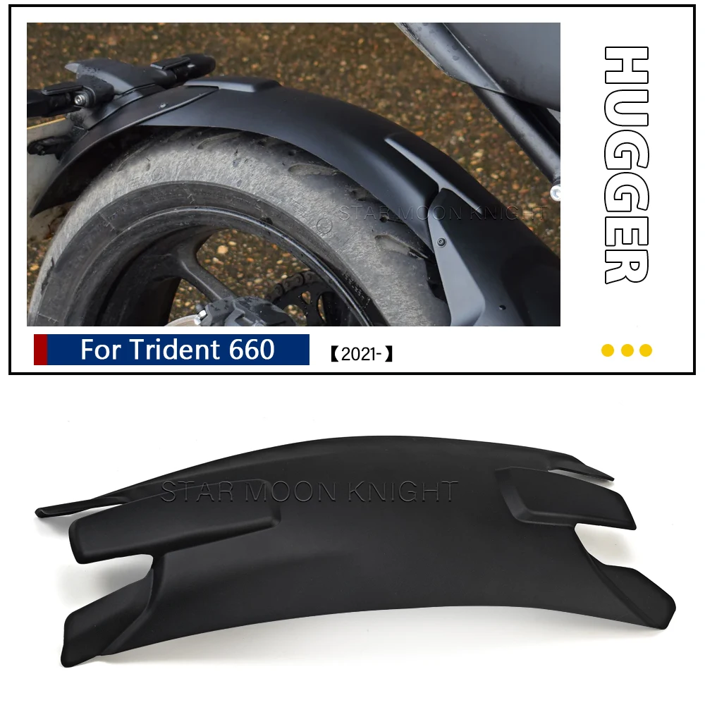 

Motorcycle Huggers For Trident660 Trident 660 2021 2022 2023 2024- Accessories Fender Splash Guard Rear Wheel Mudguard Extended