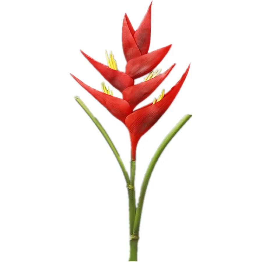 

34 дюйма/86 см, большая райская птица, стебель вертонии, искусственные цветы, 7 лепестков, искусственные цветы, постоянный цветок, зелень, растения в помещении