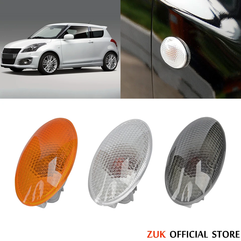 Zuk luz de sinalização lateral do carro fender marcador repetidor lâmpada para suzuki swift grand vitara respingo sx4 agila alto com lâmpada