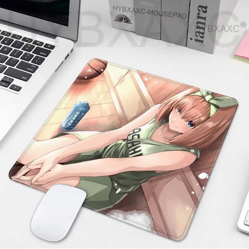 

Yotsuba Nakano Quintuplets Anime Mousepad Small LockEdge Mouse Pad For Gamers Computer Desk Pad Rectangular Anti-slip Rubber