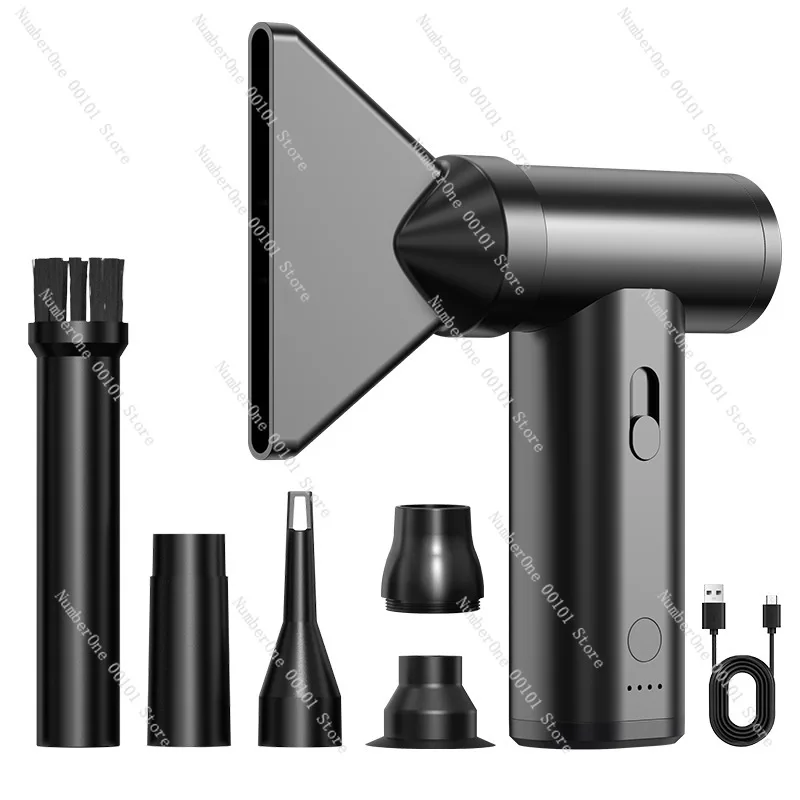 Portable Violent Turbo Jet Fan High Speed Handheld Blower for Camping Travel Dust Cleaning