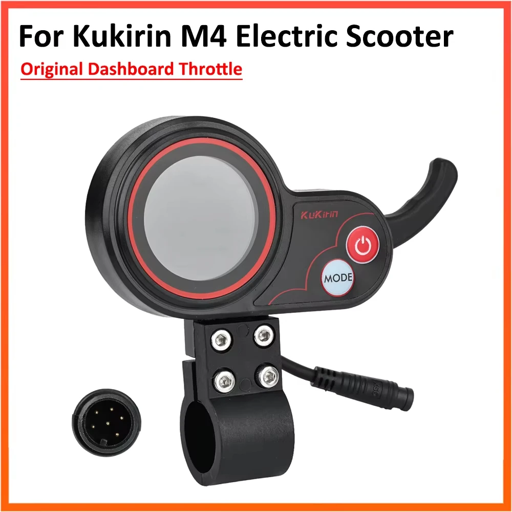 

6Pin Dashboard Throttle for Kukirin M4 Electric Scooter Kugoo M4Pro LCD Display Accelerator Parts