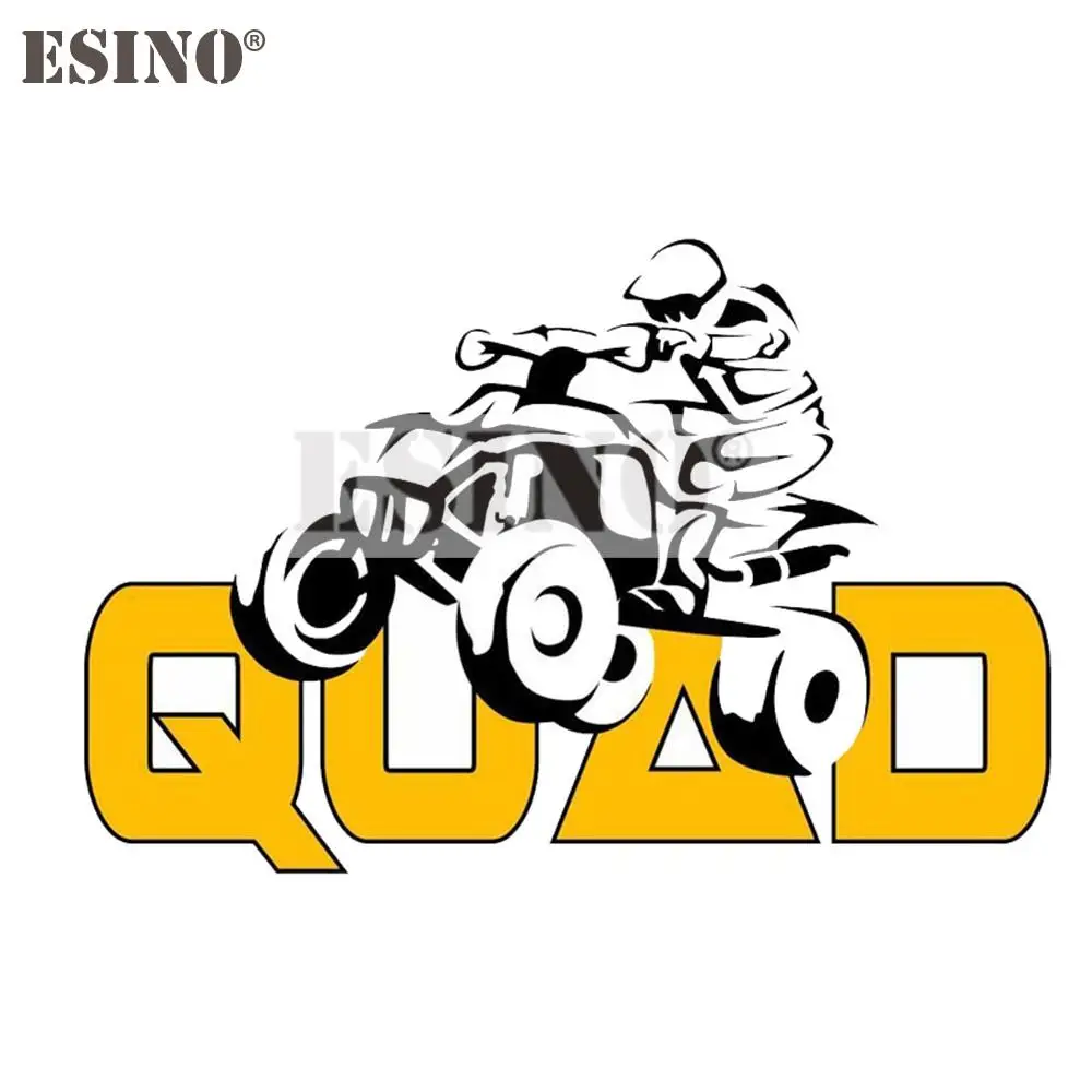 Car Styling Funny Lovely Quad Bike Decorative Car Accessory Creative PVC Waterproof Sticker Car Whole Body Vinyl Decal