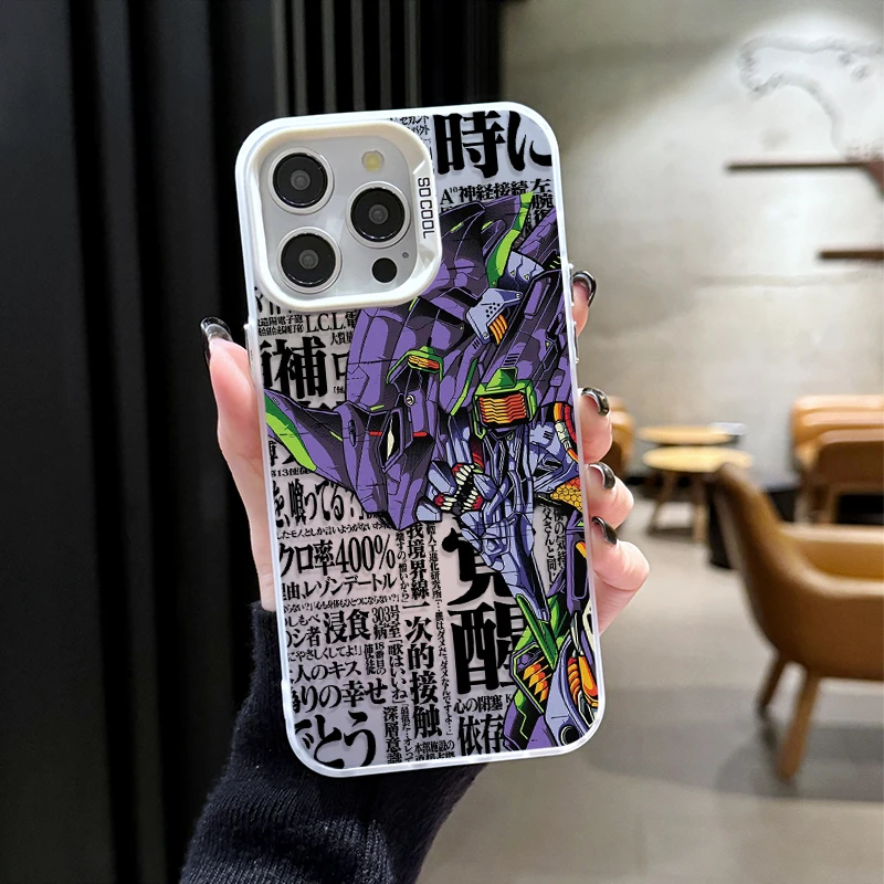 Capa de Telefone Cool e-evangelions para Samsung Galaxy A16 A06 A25 A05 A05S A54 A34 A24 A14 A73 A52 A32 A52S A22 A17 A07