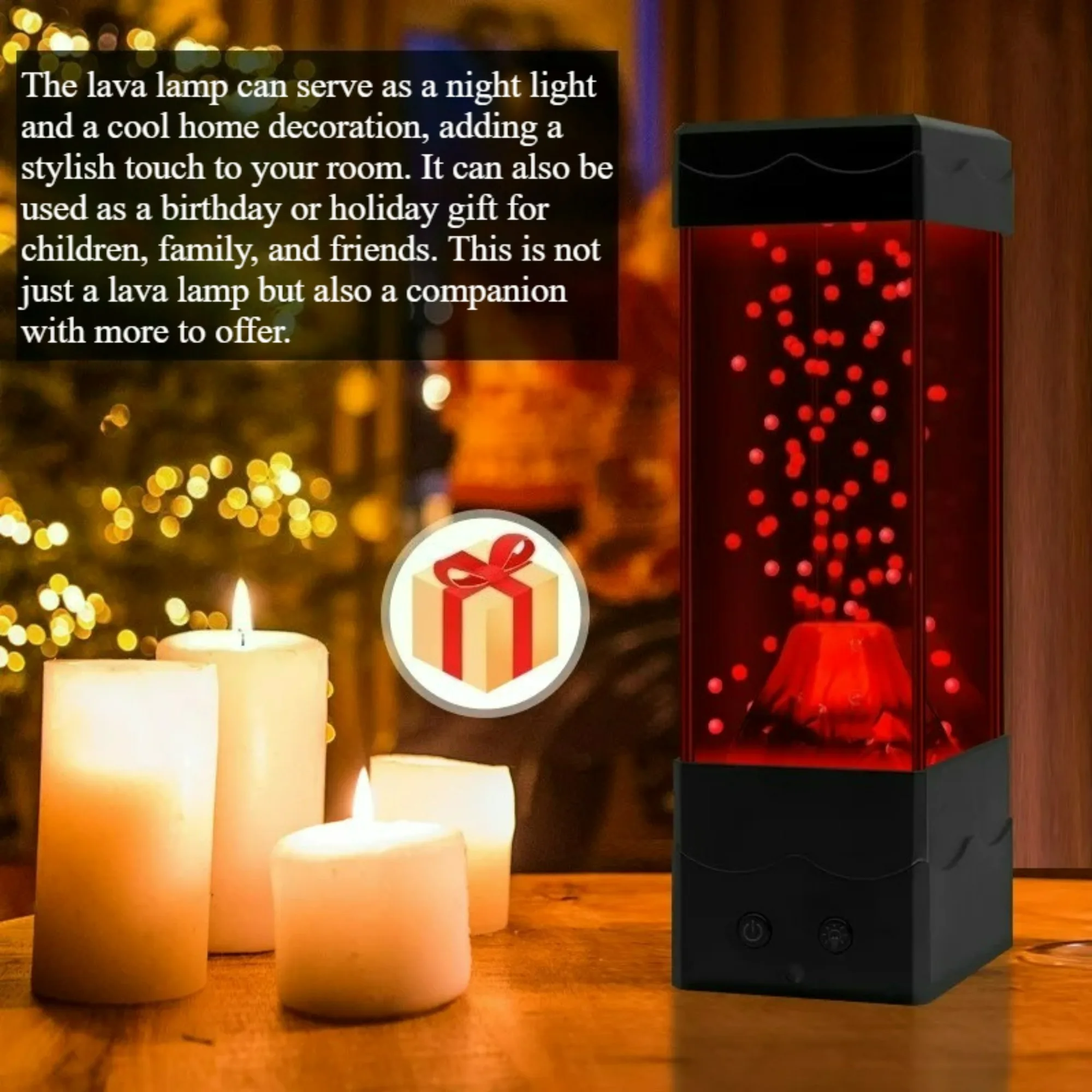 LED مصباح بركان الحمم البركانية مع جهاز التحكم عن بعد RGB ضوء لعبة الأطفال سطح المكتب ديكور مصباح مناسبة للهدايا DIY للبنين والبنات #5