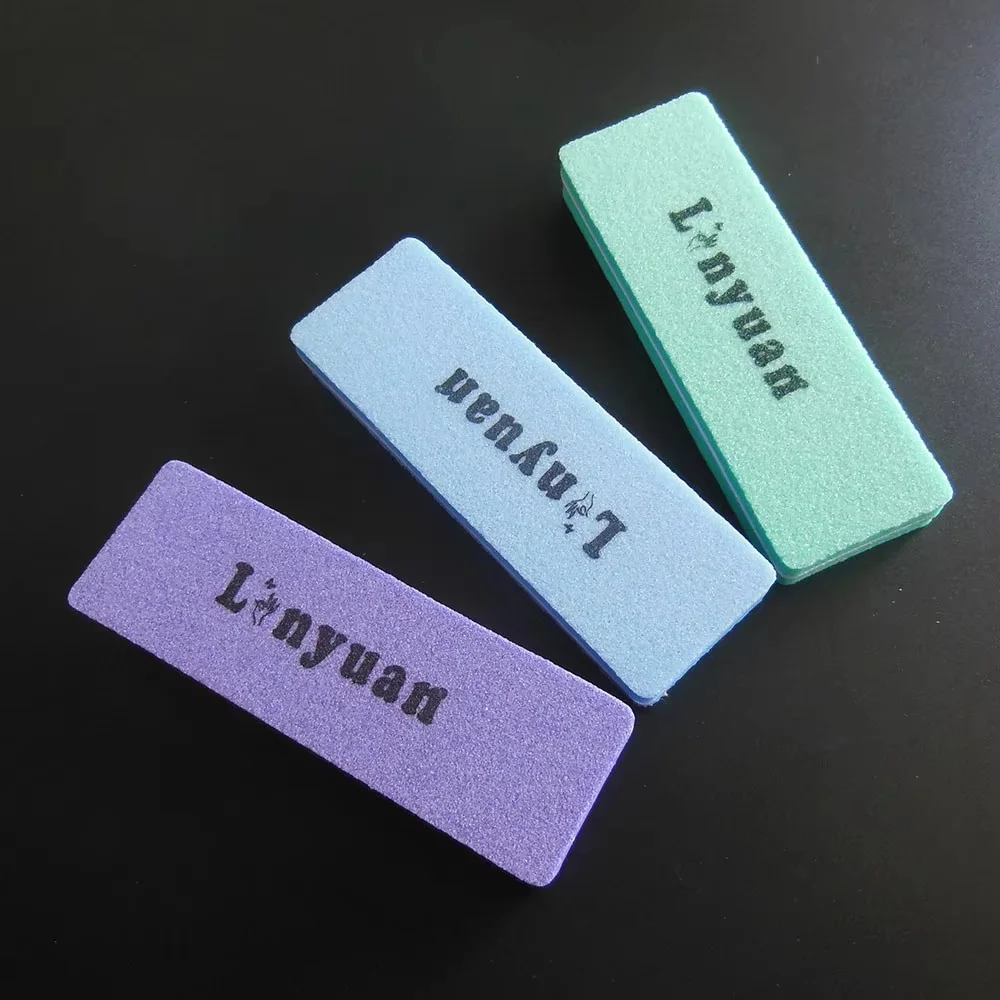 100 pcs/lot  random colour mini nail buffer block soft nail file  nail salon boards  sponge nail file   sponge boards  100/180