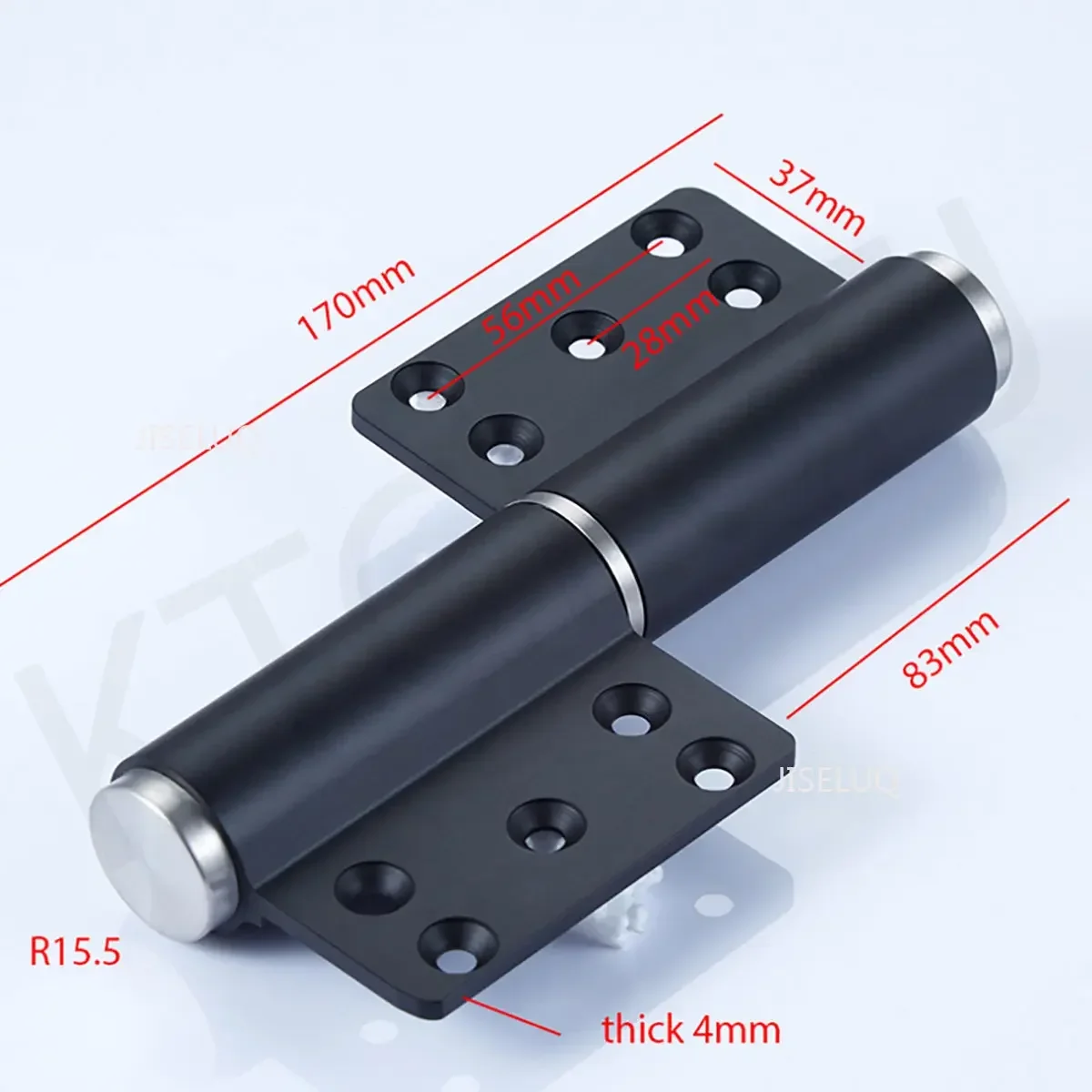 buffer automatic door closing aluminum alloy hinge Flag hydraulic hinge wooden door invisible door hinge flat open silent