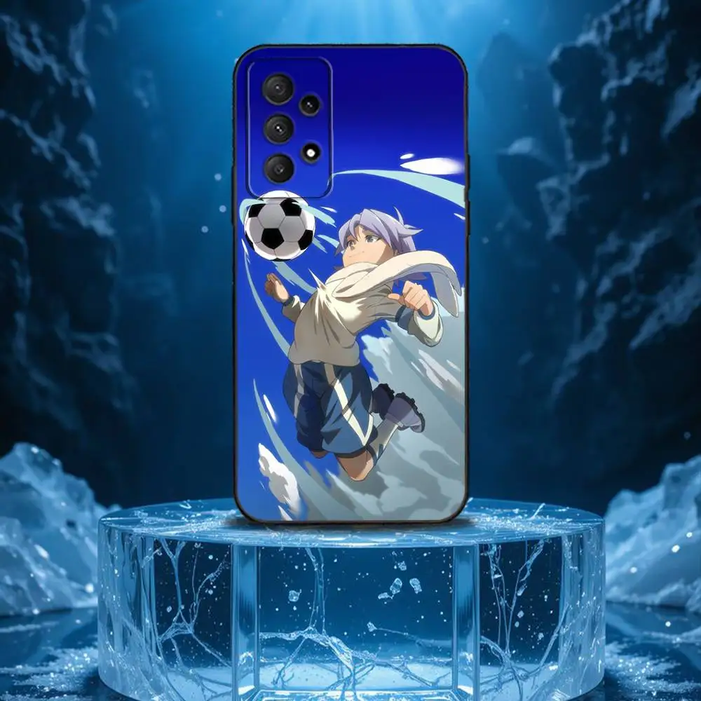 حافظة هاتف كرة القدم InazumaS Eleven 11 لهاتف سامسونج جالاكسي A13، A21s، A22، A31، A32، A52، A53، A71، A80، غلاف أسود ناعم #4