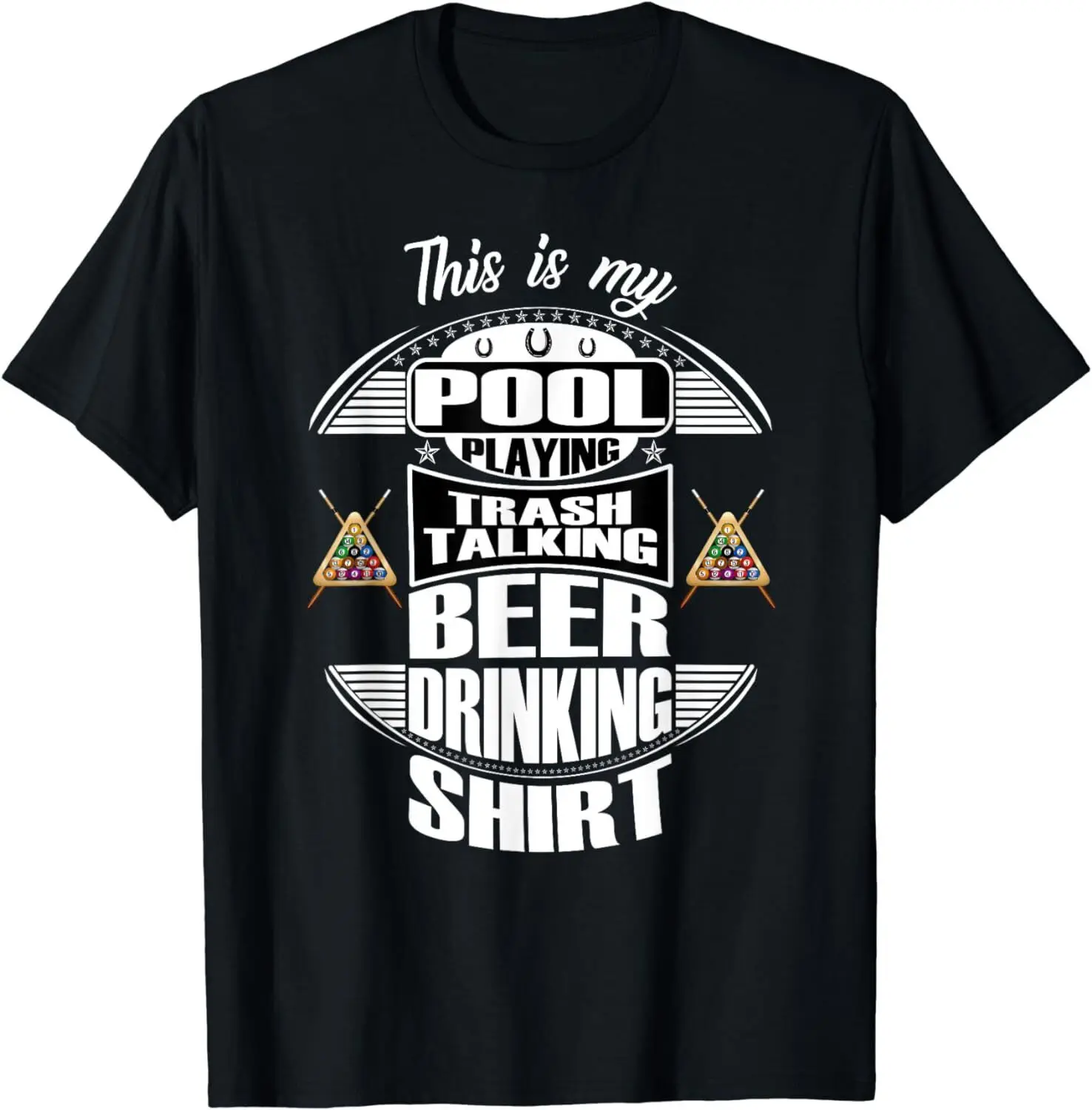 NEW! Billiards 8 Ball Pool Player Sarcasm Novelty Humor T-Shirt - MADE IN USA