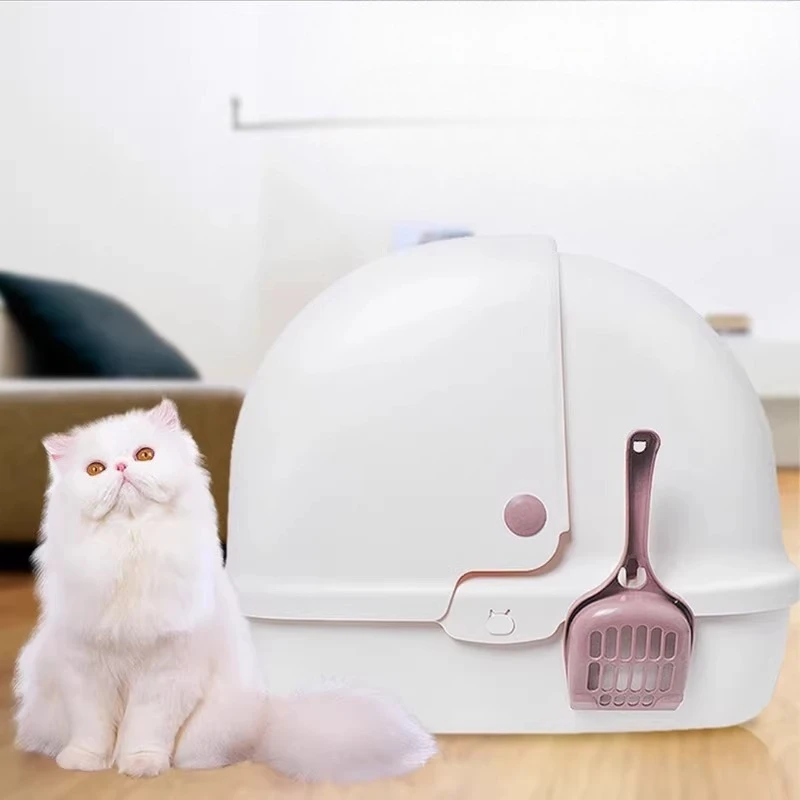 

Side Entrance cat Litter Box Castle Closed Accessories Toilet cat Litter Box Castle Plastic Sandbox Arenero Gato Household Items