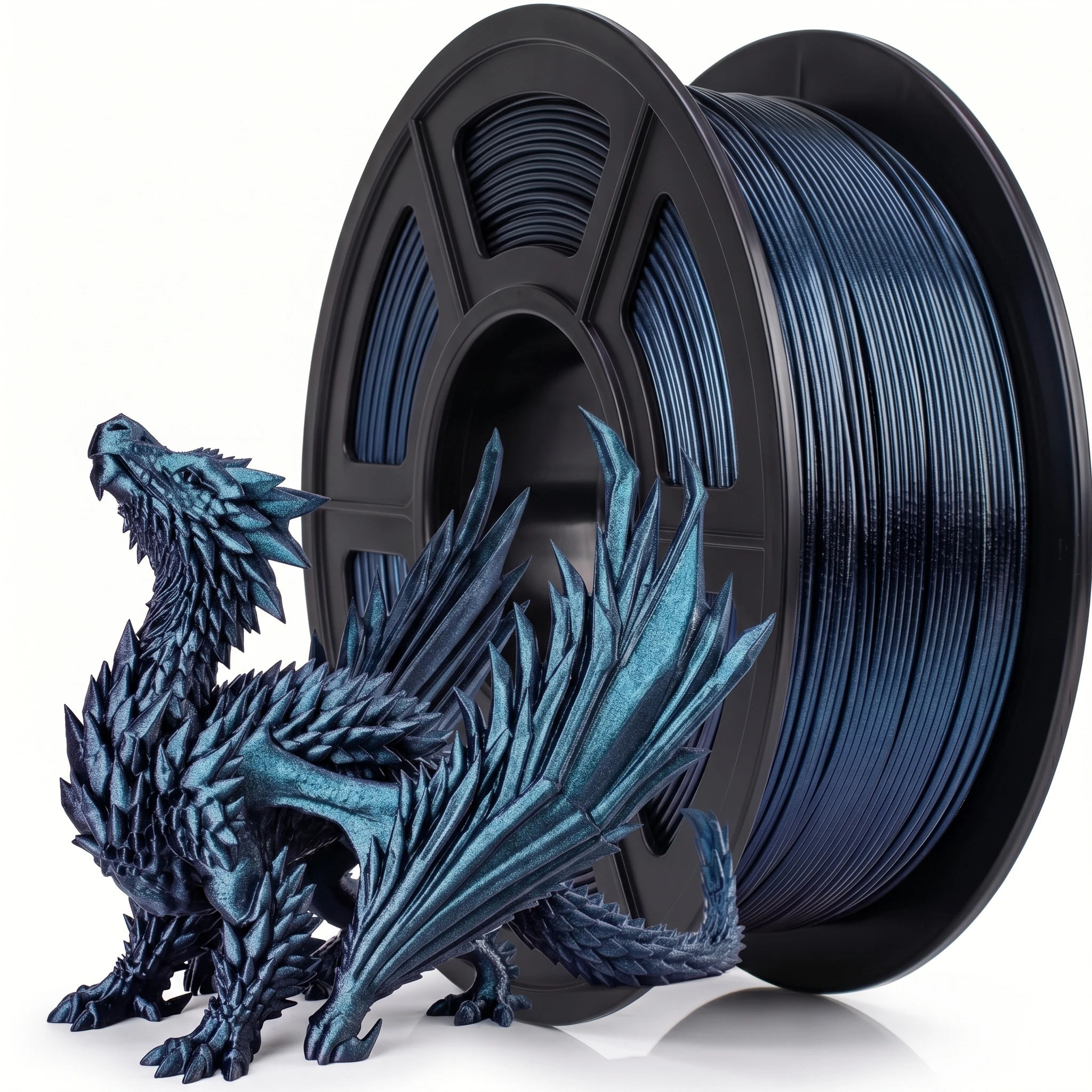 Magic Series PLA Filament,Magic Blue,Fit for Most FDM 3D Printer,1.75mm 250G Spool,Dimensional Accuracy +/-0.03mm