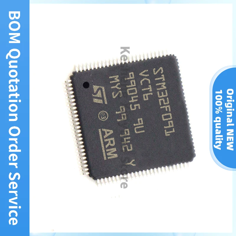 STM32F091VCT6 package LQFP100 microcontroller MCU original genuine spot components.