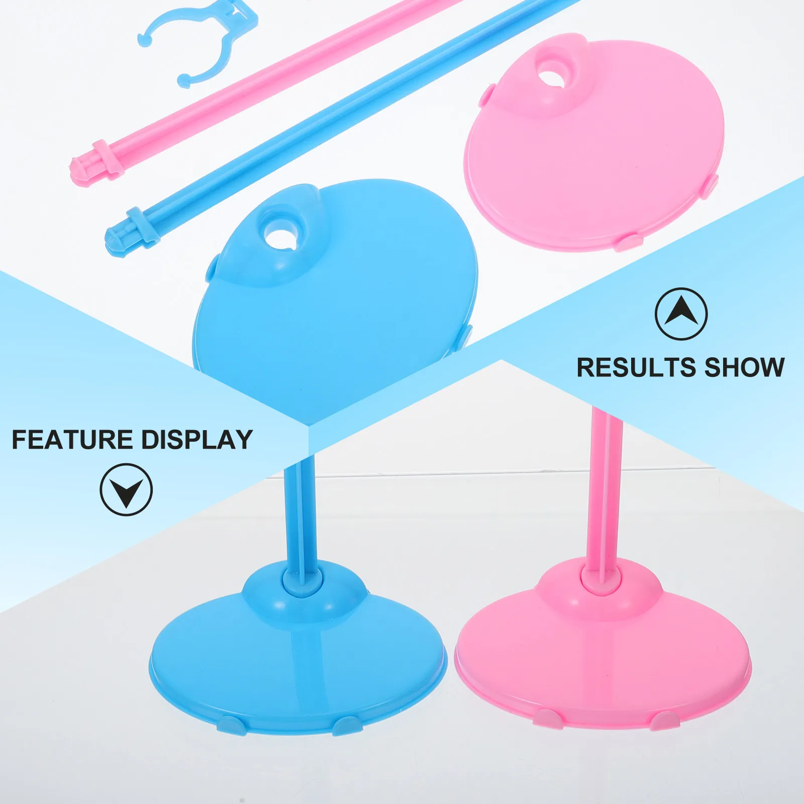 

20 шт. прочных и устойчивых пластиковых держателей-подставок для демонстрации товаров в детской комнате, классе или яслях