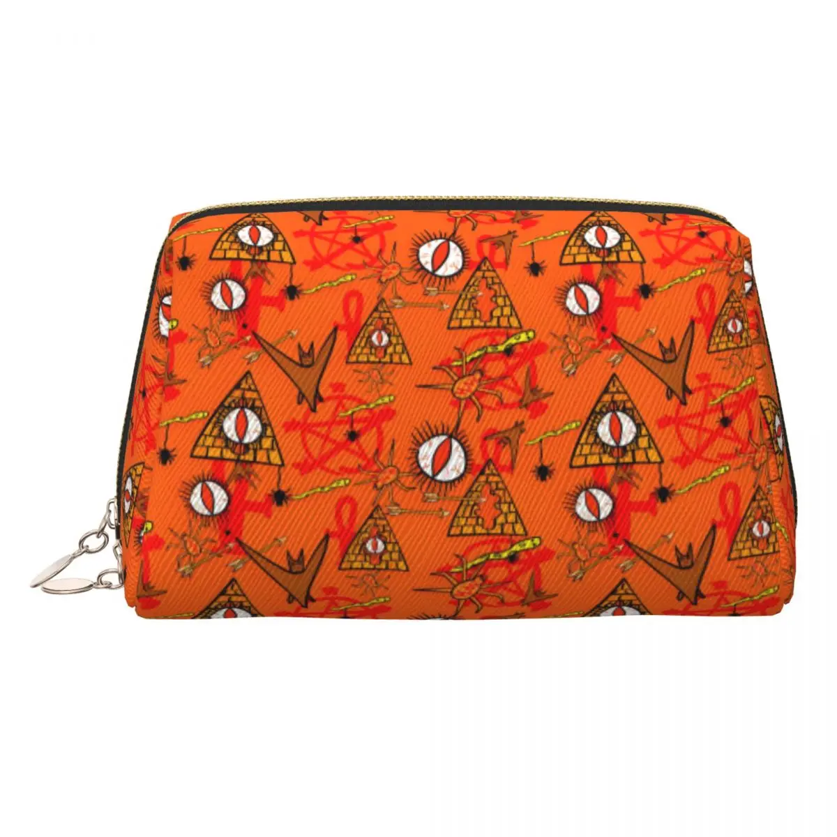 

Custom Gravity Falls Funny Anime Movie Cosmetic Bag Women Kawaii Big Capacity Cartoons Makeup Case Beauty Storage Toiletry Bags