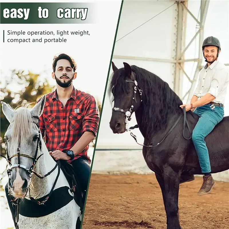 เทปวัดส่วนสูงและน้ำหนักม้า ABUH-2X เทปวัดม้าแบบ PVC ไม้บรรทัดวัดส่วนสูงม้า เครื่องมือวัดสัตว์ปีก ความยาว 8.2 ฟุต